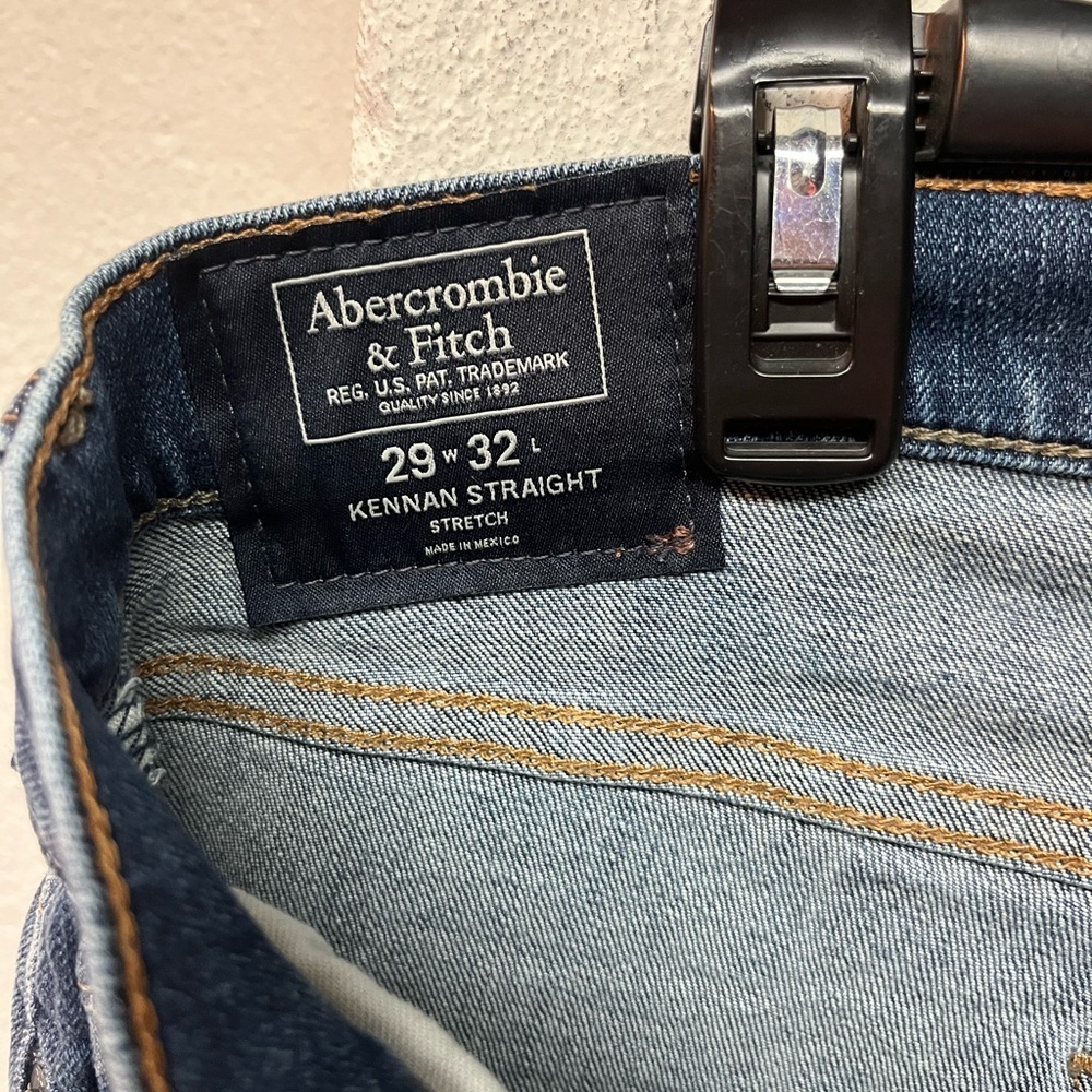 Abercrombie & Fitch Dark Blue Slim Men's Jeans 29x32 - Picture 3 of 4